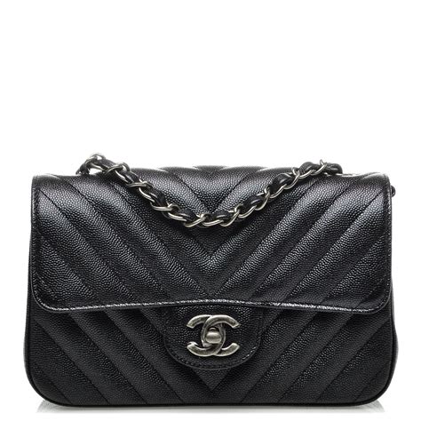 chanel mini rectangular caviar chevron|Chanel Mini Caviar .